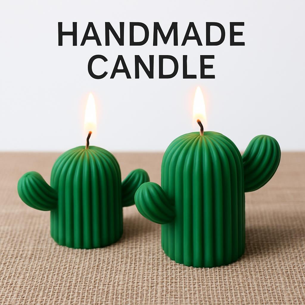 Eco-Friendly Handmade Candle DIY Kit with Plaster Mold