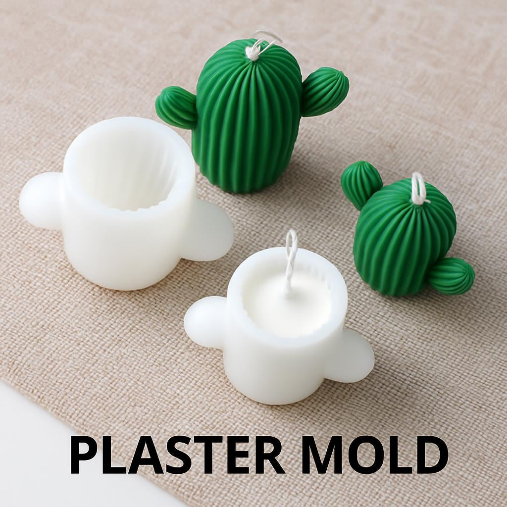 Eco-Friendly Handmade Candle DIY Kit with Plaster Mold