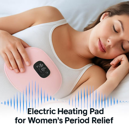 Pink Electric Heating Pad for Women's Period Relief