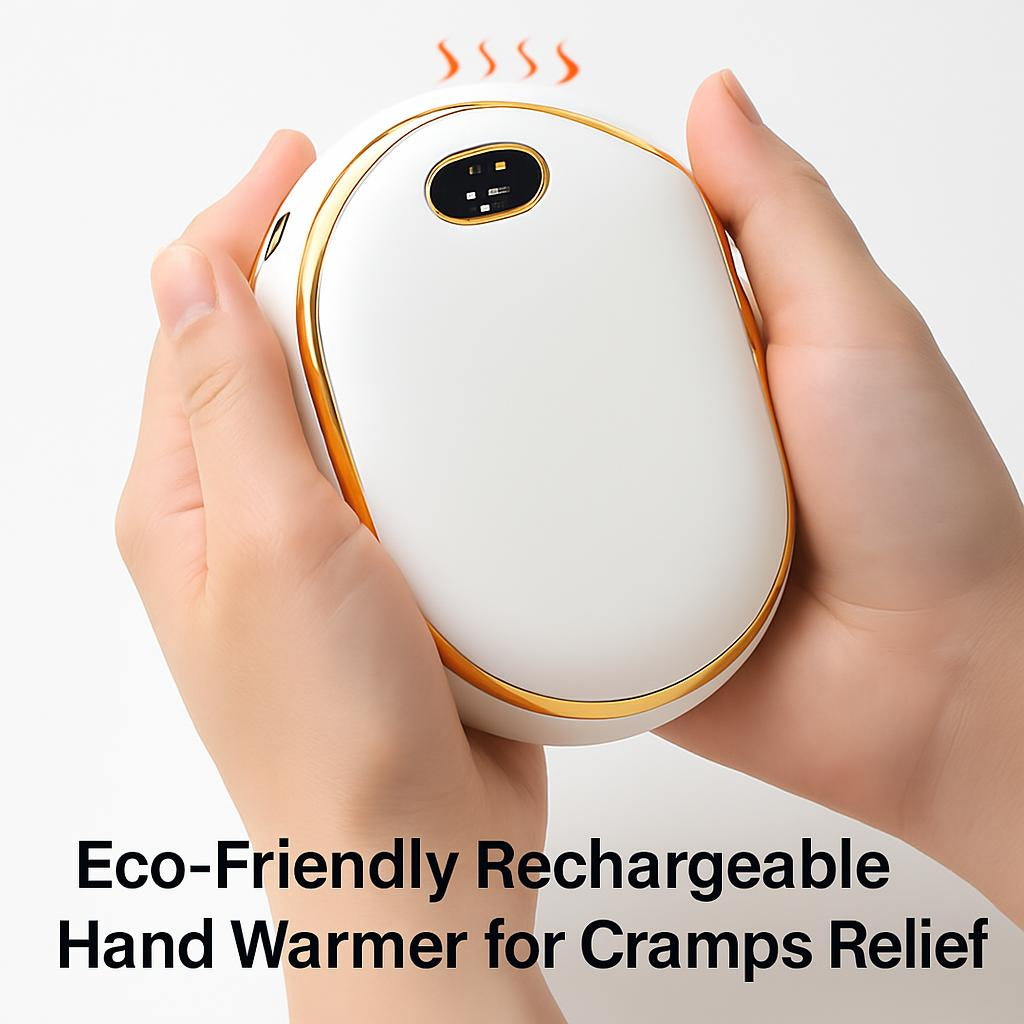 Eco-Friendly Rechargeable Hand Warmer for Cramps Relief