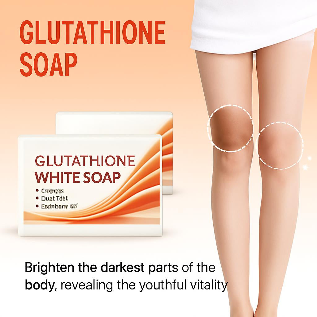 Natural Glutathione White Soap Bar for Skin Whitening and Exfoliation