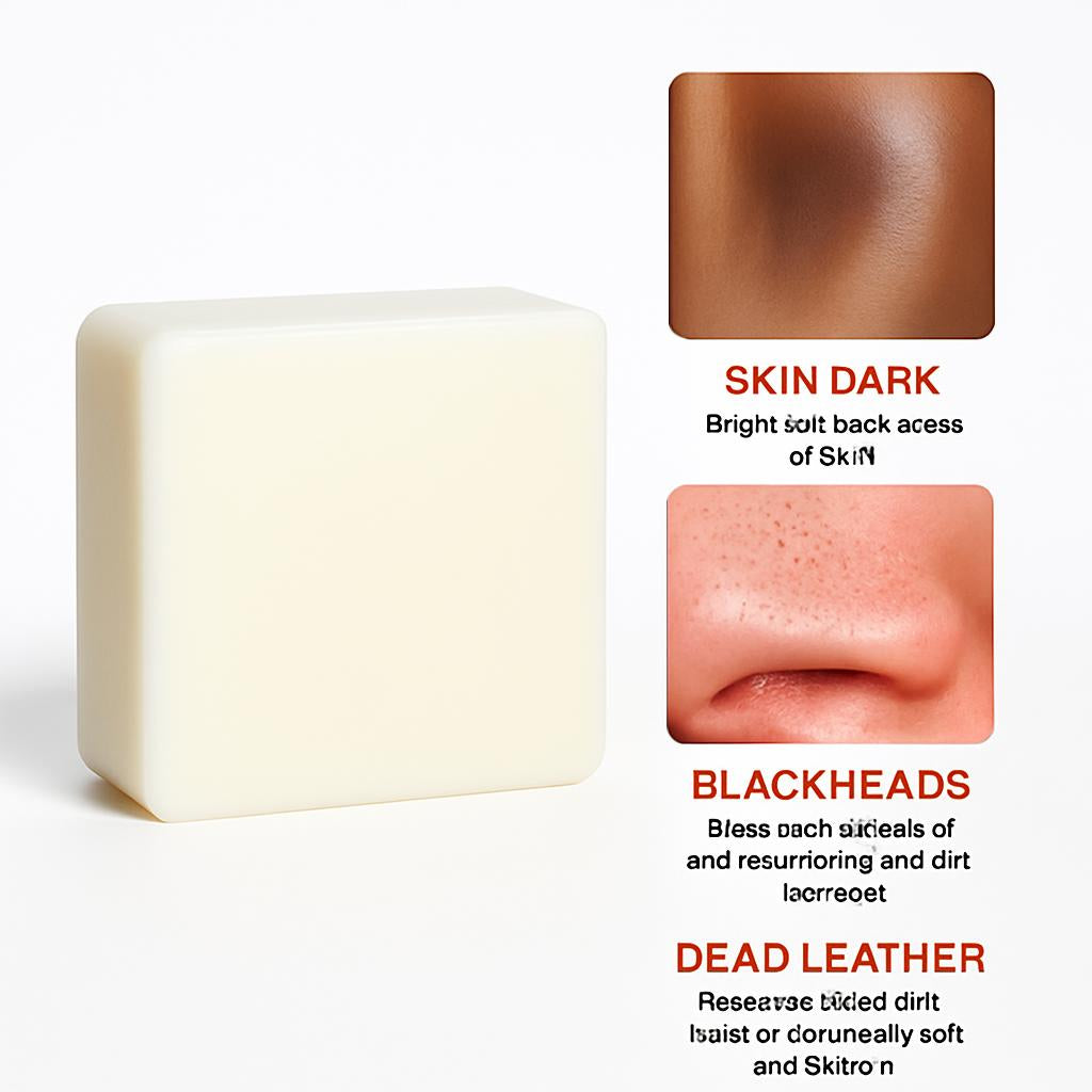 Natural Glutathione White Soap Bar for Skin Whitening and Exfoliation