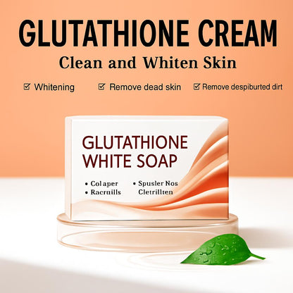 Natural Glutathione White Soap Bar for Skin Whitening and Exfoliation