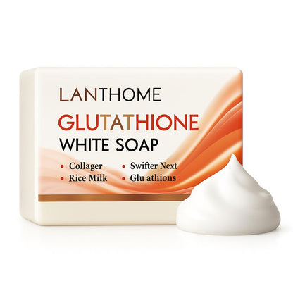 Natural Glutathione White Soap Bar for Skin Whitening and Exfoliation