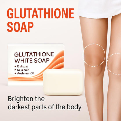 Natural Glutathione White Soap Bar for Skin Whitening and Exfoliation