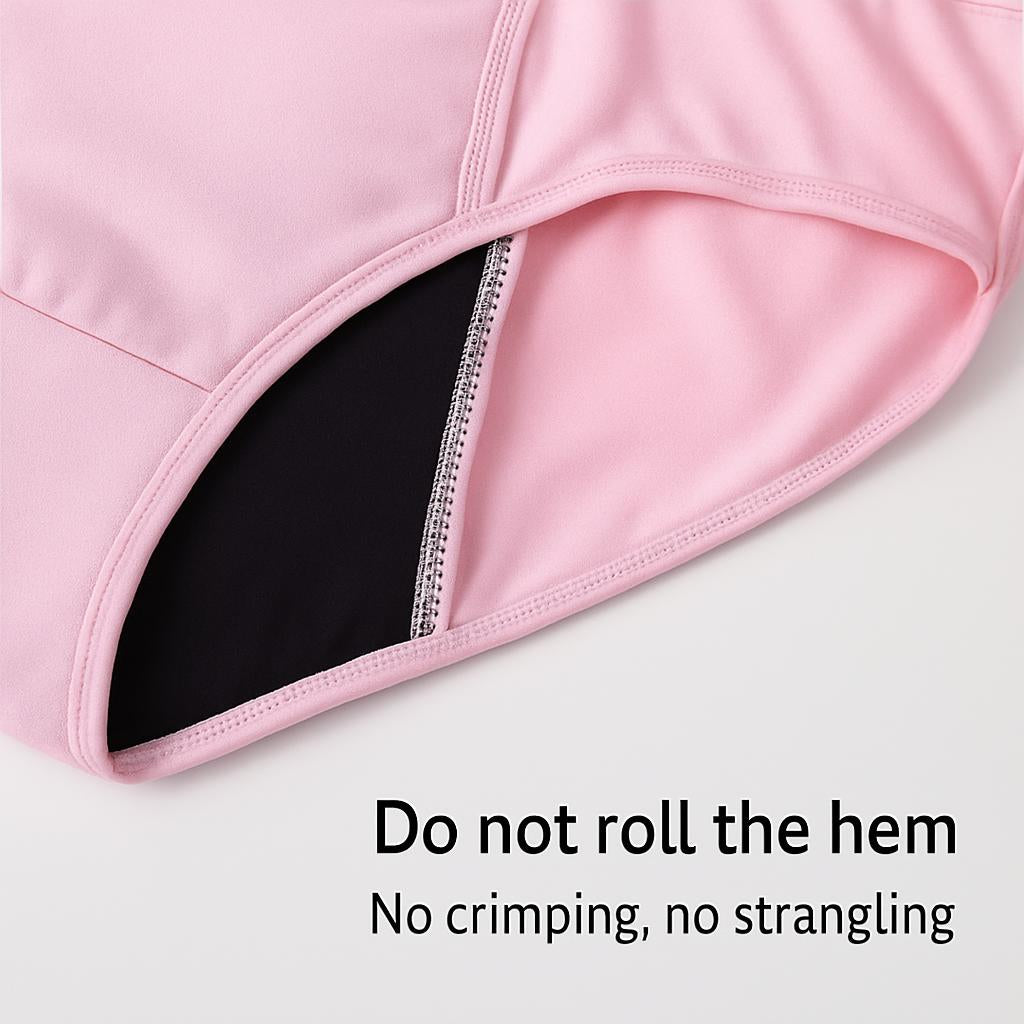 Eco-Friendly Reusable Period Underwear - Black & Pink Briefs (Pack of 3)