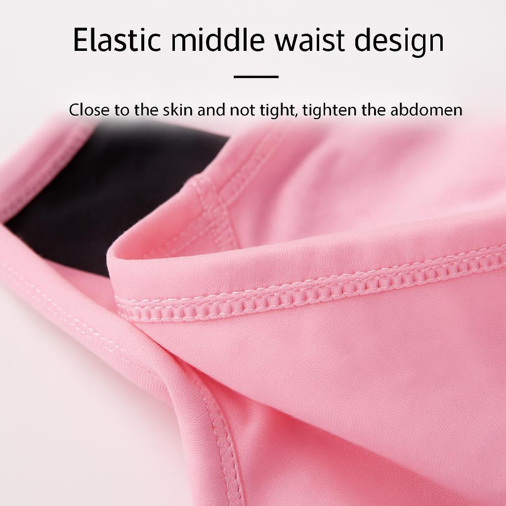 Eco-Friendly Reusable Period Underwear - Black & Pink Briefs (Pack of 3)