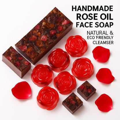 Luxurious natural floral soap bars with eco-friendly packaging