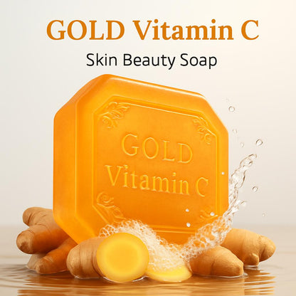 Gold Natural Soap Bar - Eco-Friendly, Biodegradable, Plastic-Free