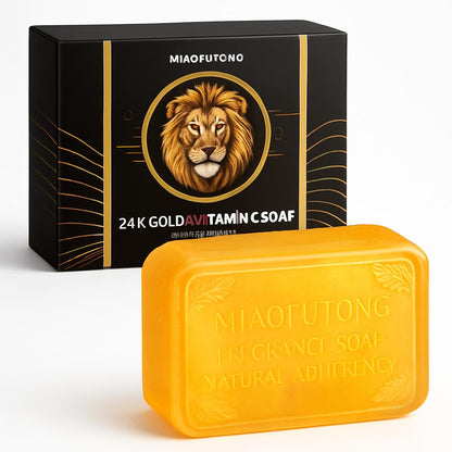 Gold Natural Soap Bar - Eco-Friendly, Biodegradable, Plastic-Free