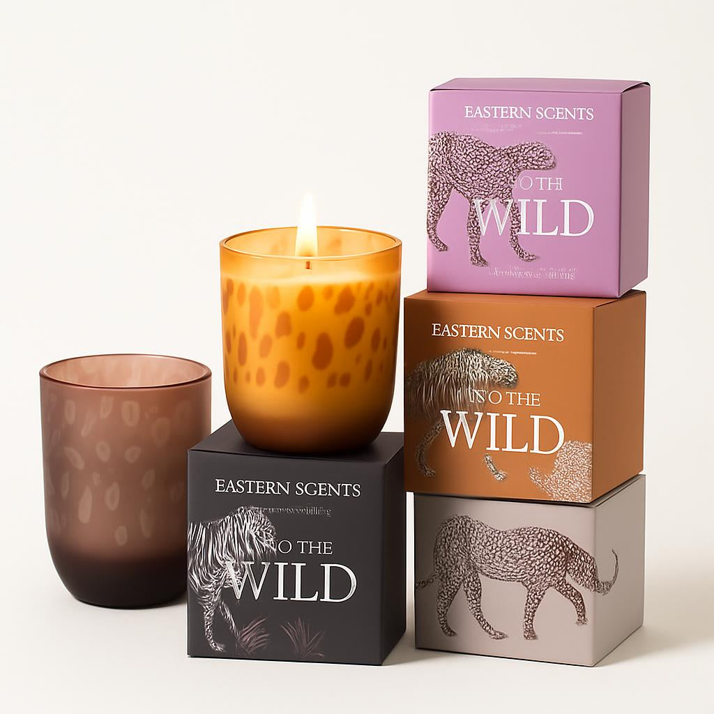 Eco-Friendly Aromatherapy Scented Candles in Reusable Glass