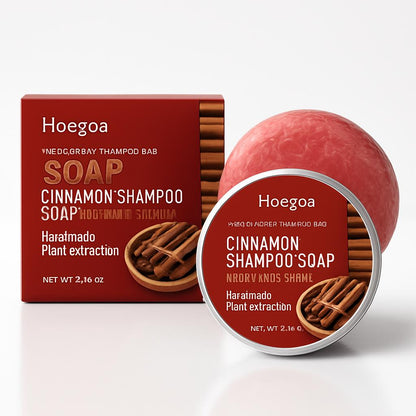 Cinnamon Shampoo Soap Bar - Eco-Friendly, Plastic-Free Hair Care