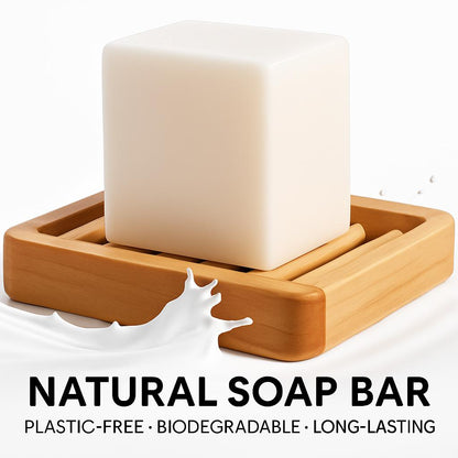Eco-Friendly Natural Soap Bar - Plastic-Free, Biodegradable, Long-Lasting