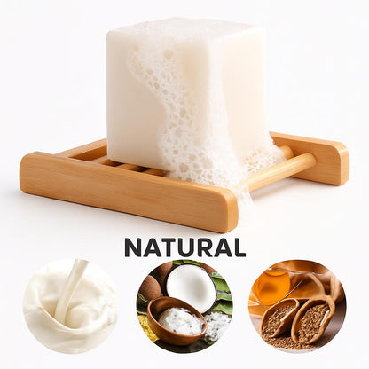 Eco-Friendly Natural Soap Bar - Plastic-Free, Biodegradable, Long-Lasting