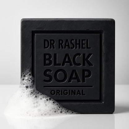 Charcoal Collagen Black Soap Bar for Natural Skincare