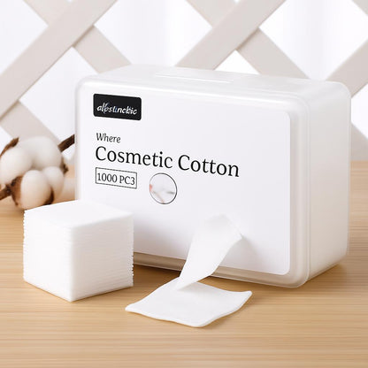 Eco-Friendly Square Cotton Pads for Makeup Removal