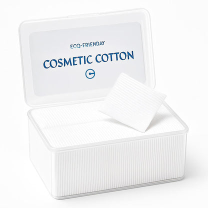Eco-Friendly Square Cotton Pads for Makeup Removal