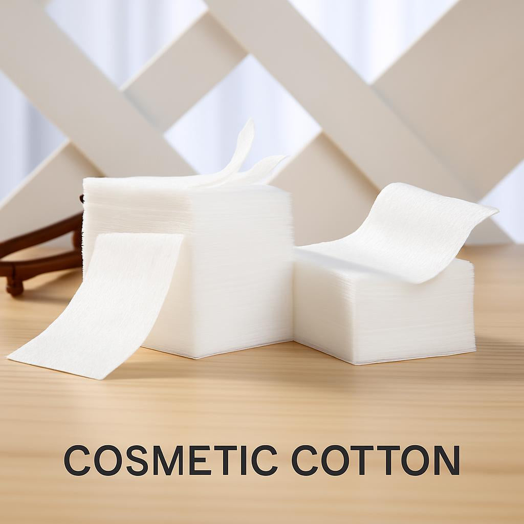 Eco-Friendly Square Cotton Pads for Makeup Removal