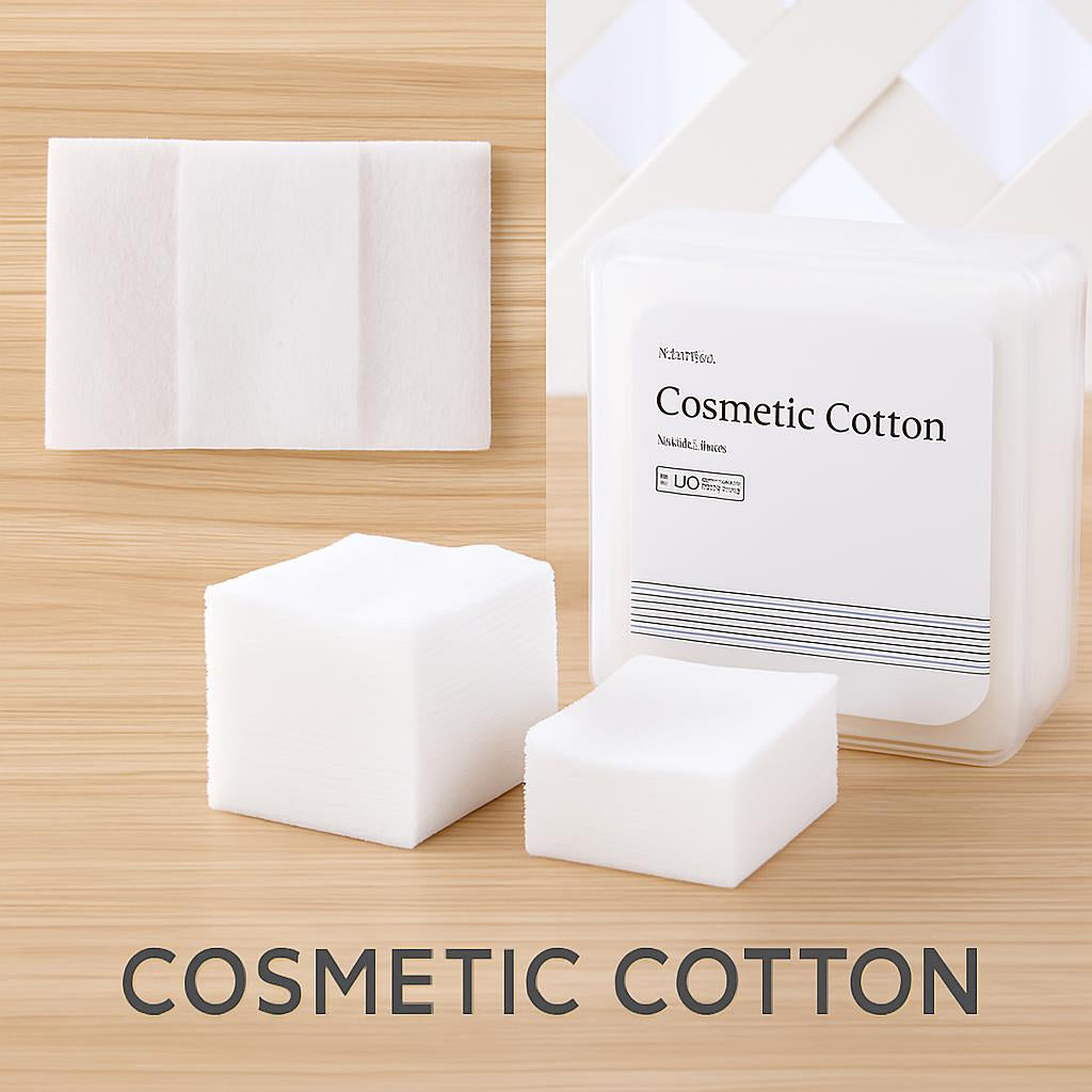 Eco-Friendly Square Cotton Pads for Makeup Removal