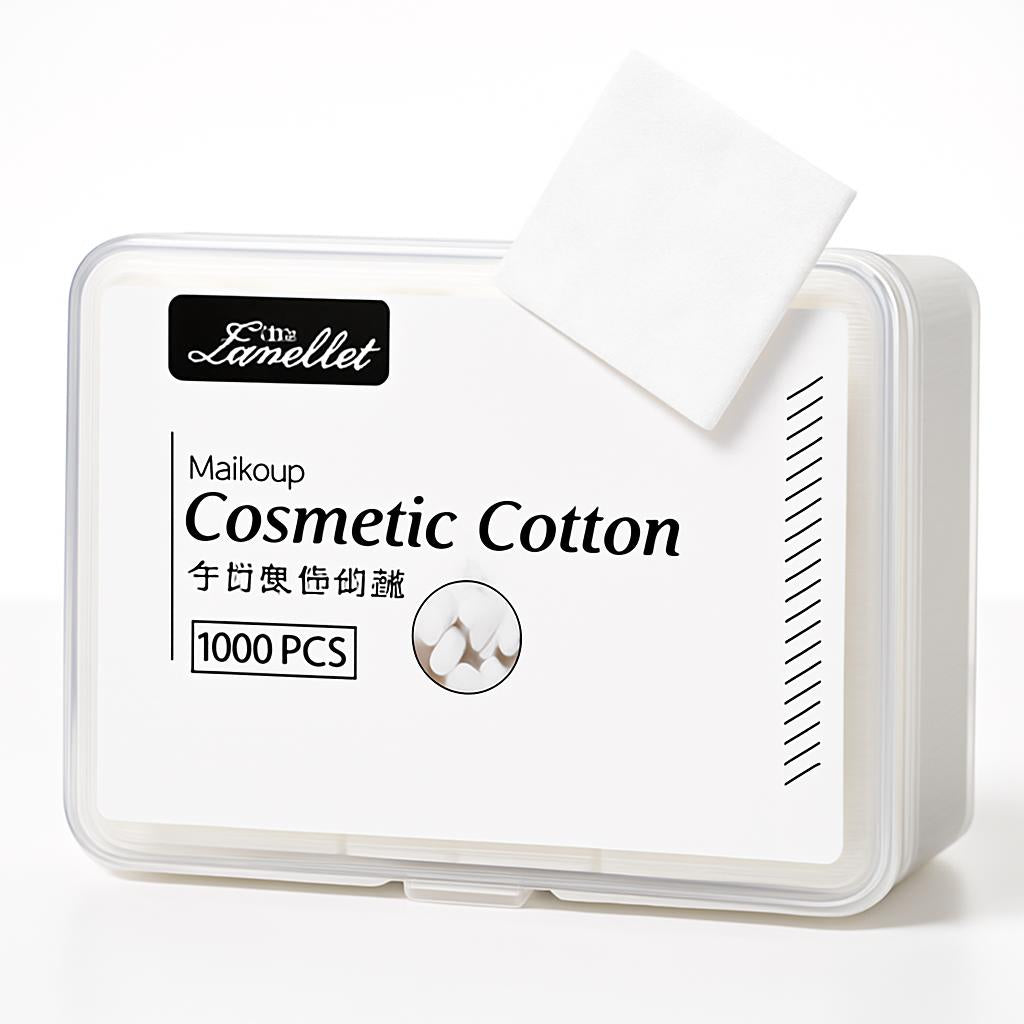 Eco-Friendly Square Cotton Pads for Makeup Removal