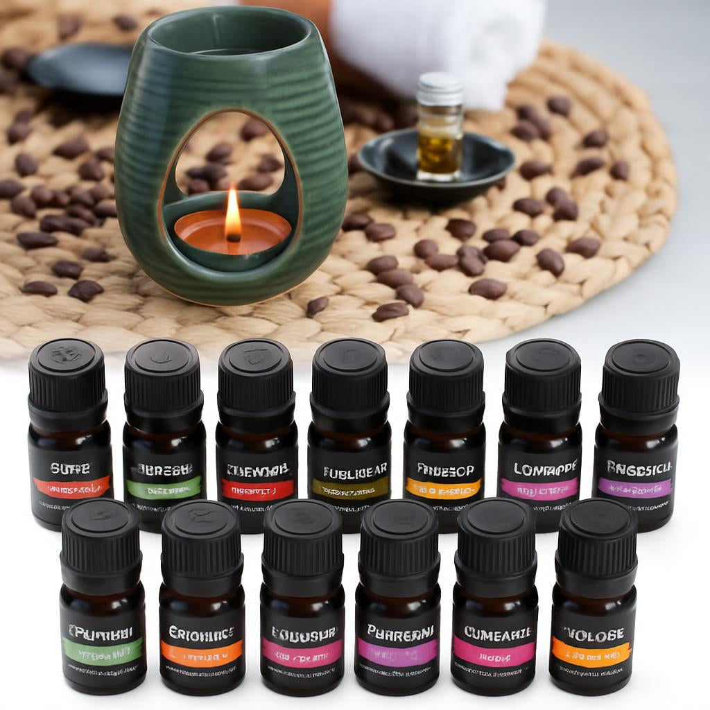 Aromatherapy Essential Oil Set for Wellness and Relaxation