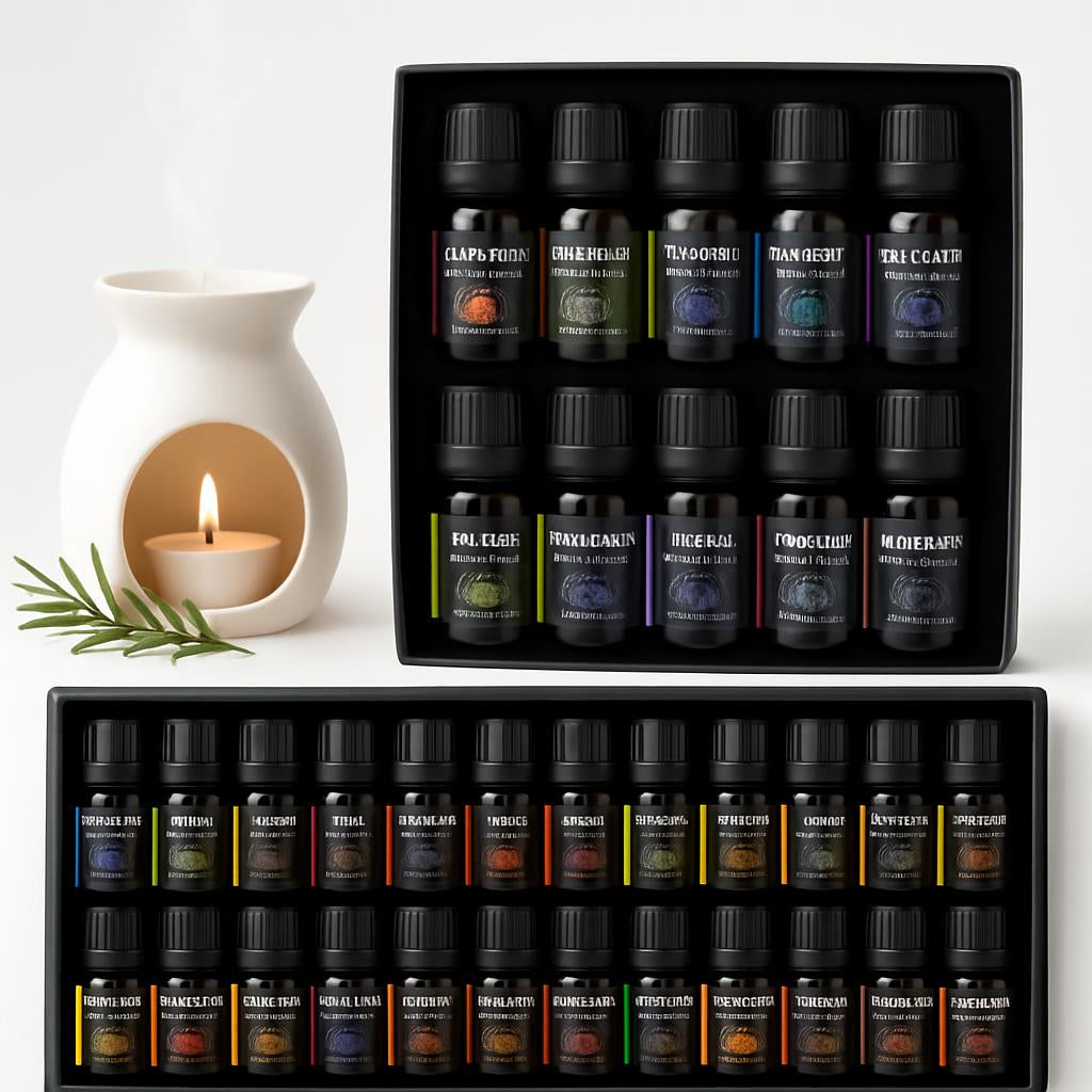 Aromatherapy Essential Oil Set for Wellness and Relaxation