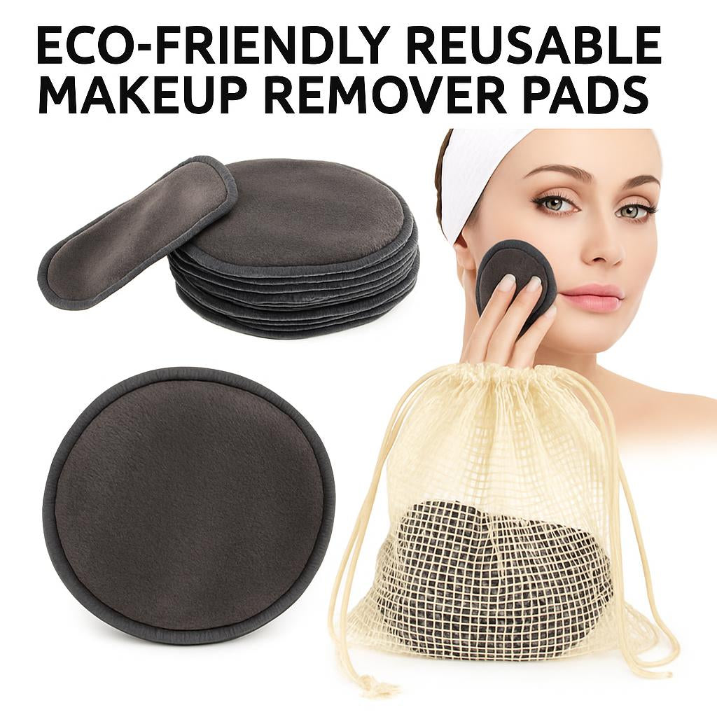 Eco-Friendly Reusable Makeup Remover Pads with Mesh Laundry Bag