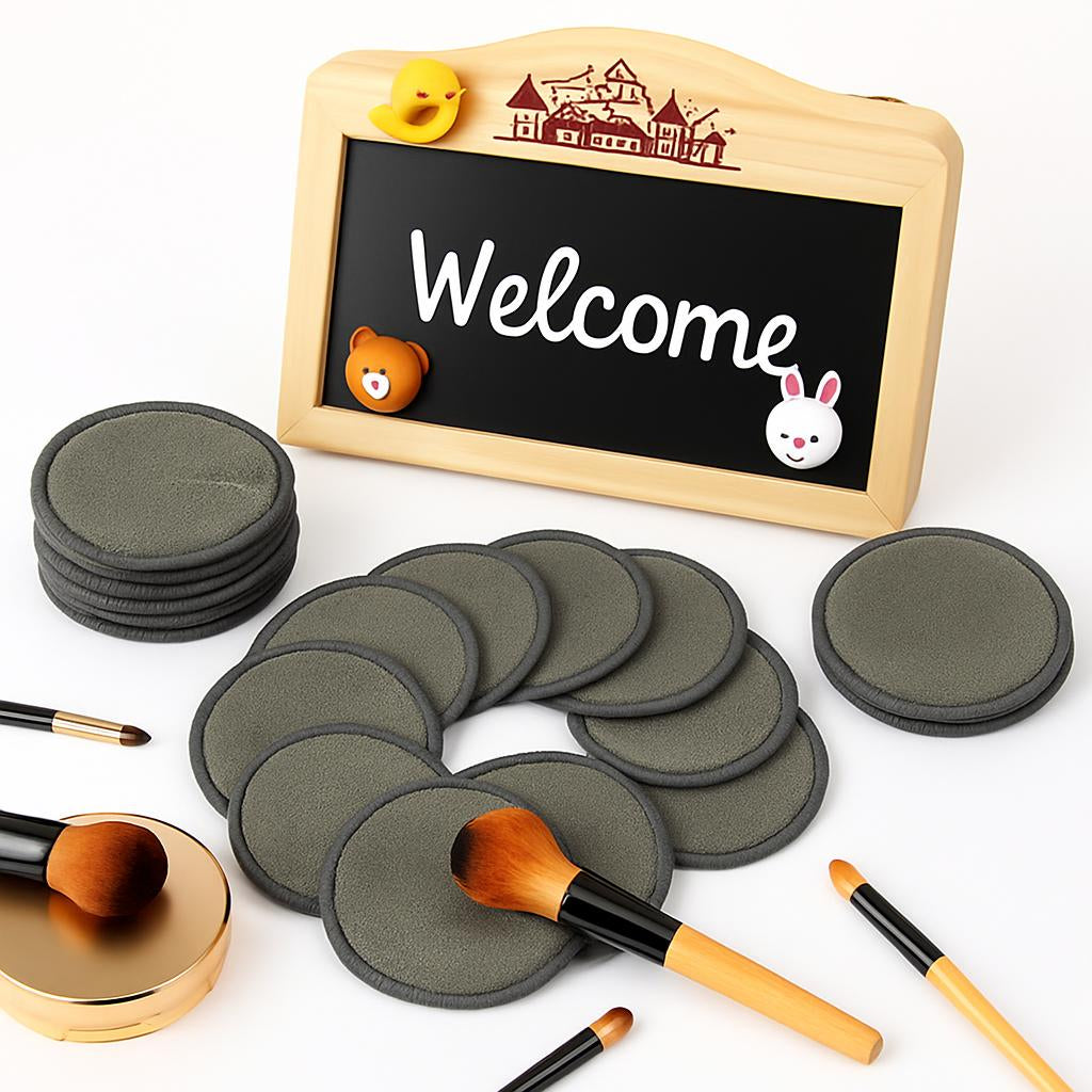 Eco-Friendly Reusable Makeup Remover Pads with Mesh Laundry Bag