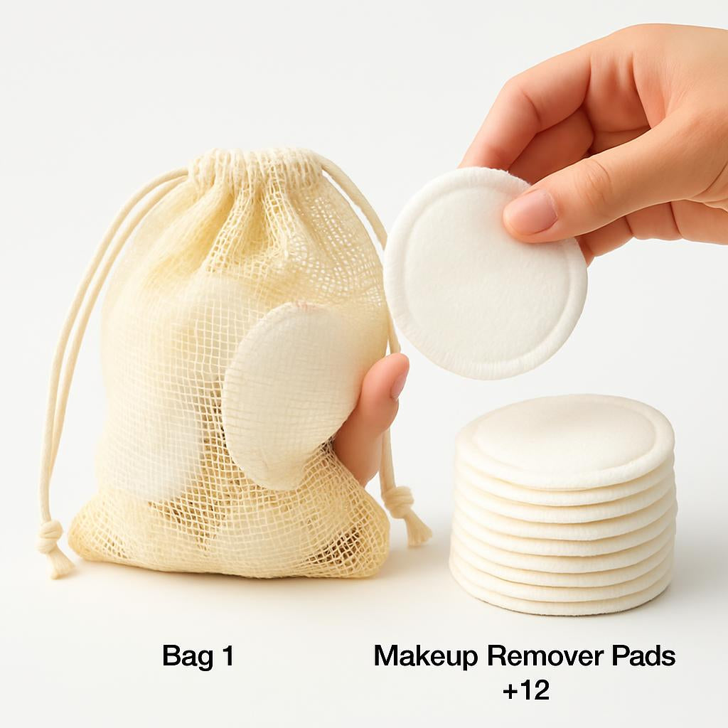 Eco-Friendly Bamboo Cotton Remover Pads