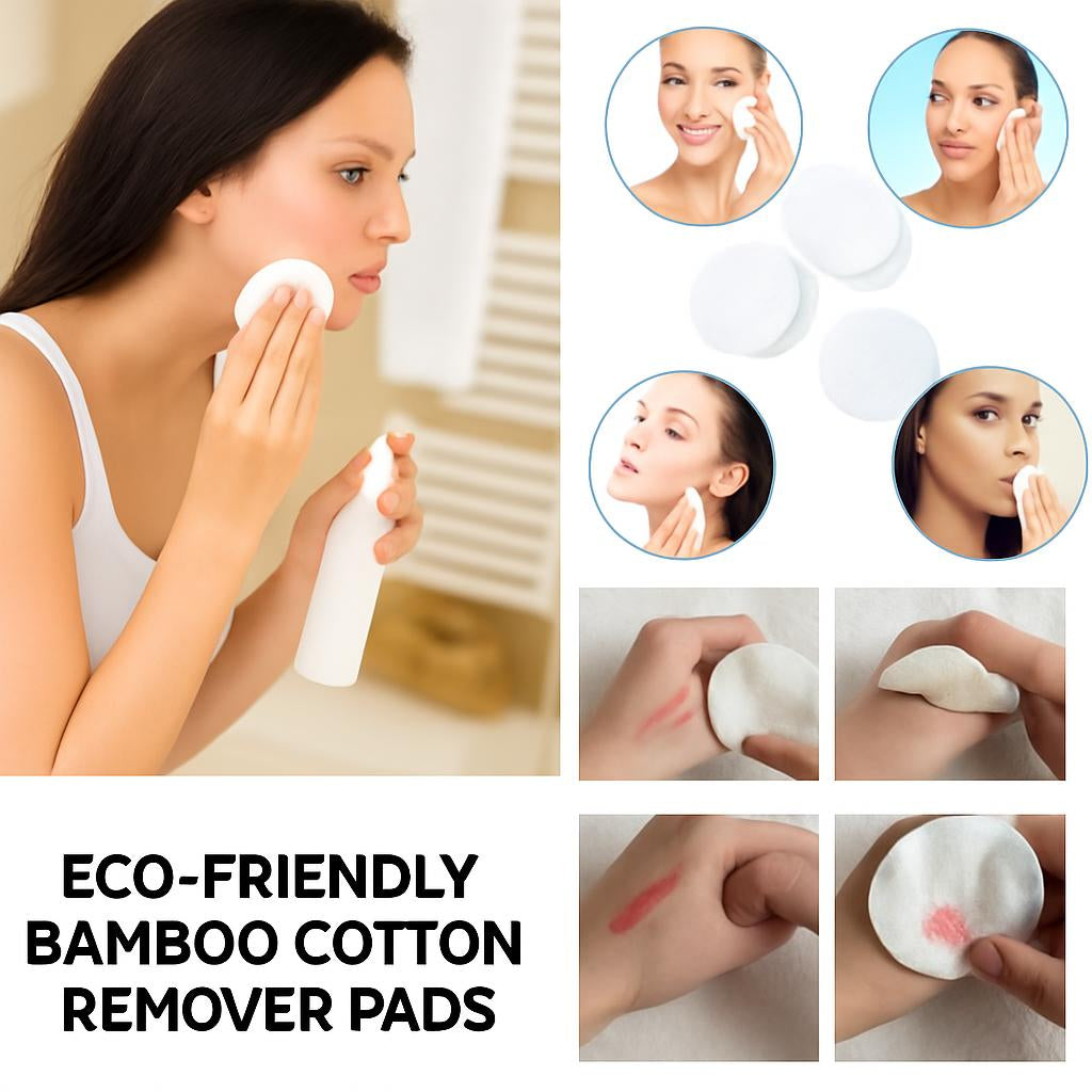 Eco-Friendly Bamboo Cotton Remover Pads