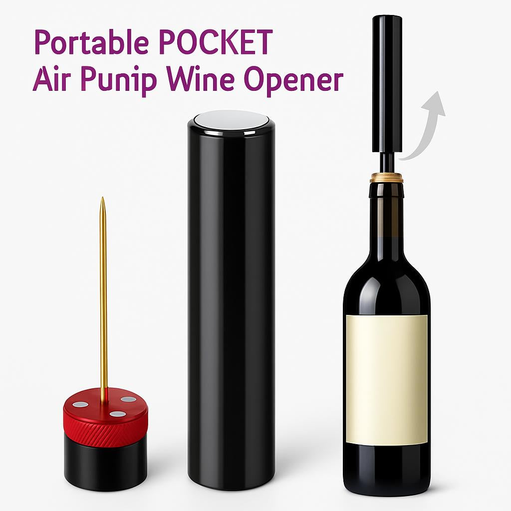 Eco-Friendly Wine Opener and Aerator - Enhance Your Wine Experience