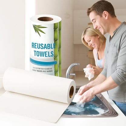 Eco-Friendly Non-Stick Oil Dish Cloth Towels