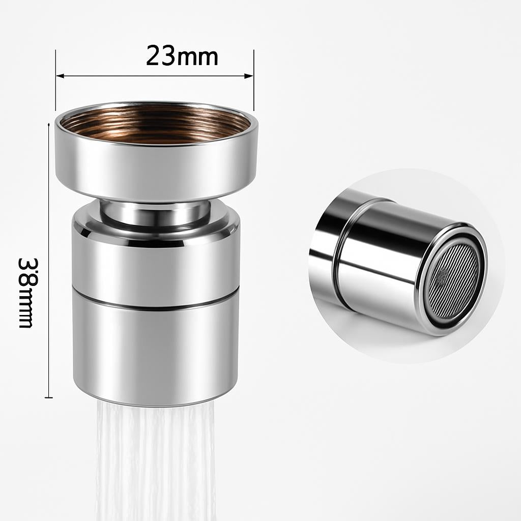Eco-Friendly Water-Saving Faucet Aerator with Copper Adapter