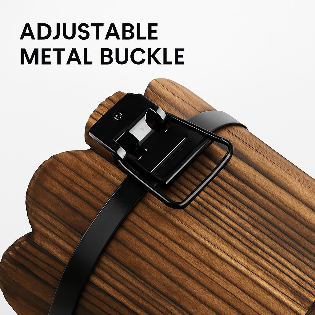 Carbonized Wooden Barrel Flowerpot - Eco-Friendly Planter