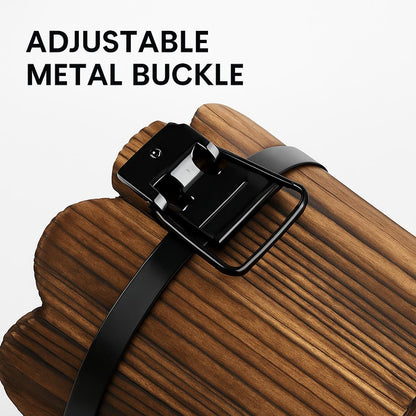 Carbonized Wooden Barrel Flowerpot - Eco-Friendly Planter