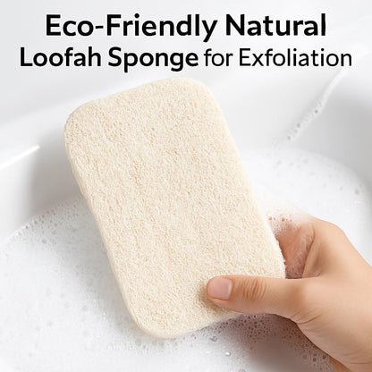 Natural Loofah Sponge - Eco-Friendly Exfoliating Bath Accessory