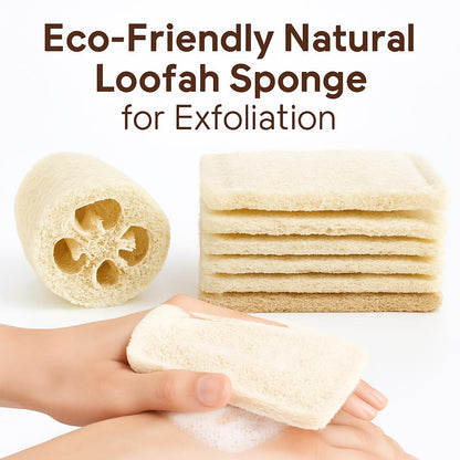 Eco-Friendly Natural Loofah Sponge for Exfoliation