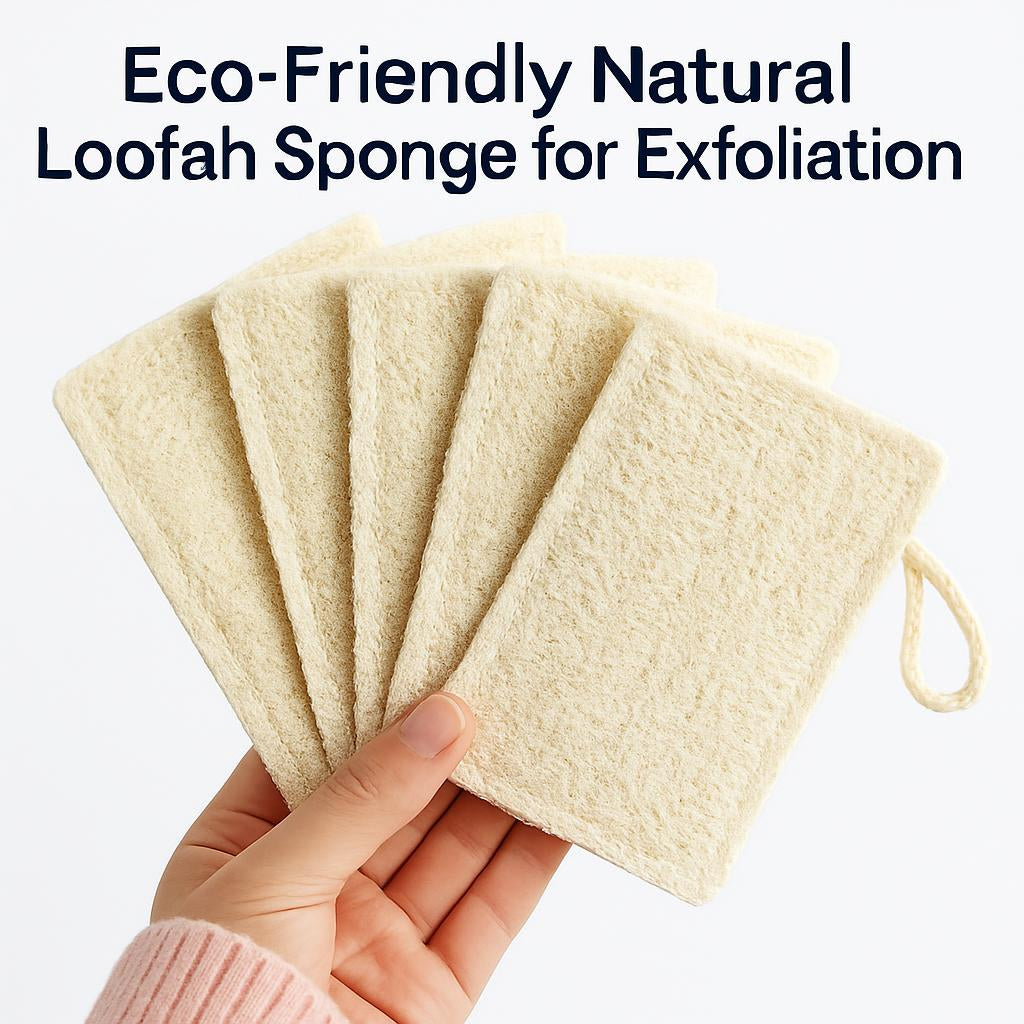 Eco-Friendly Natural Loofah Sponge for Exfoliation