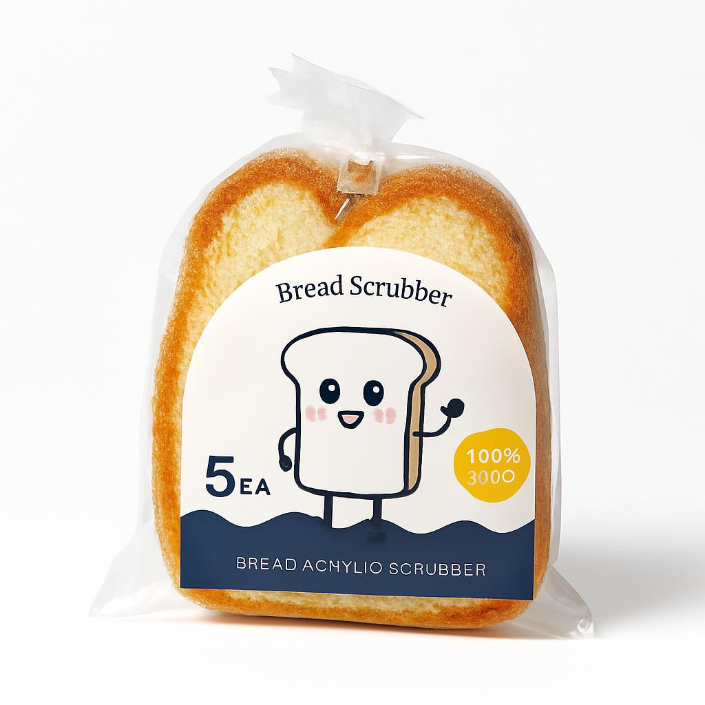 Eco-Friendly Bread-Shaped Cleaning Scrubber