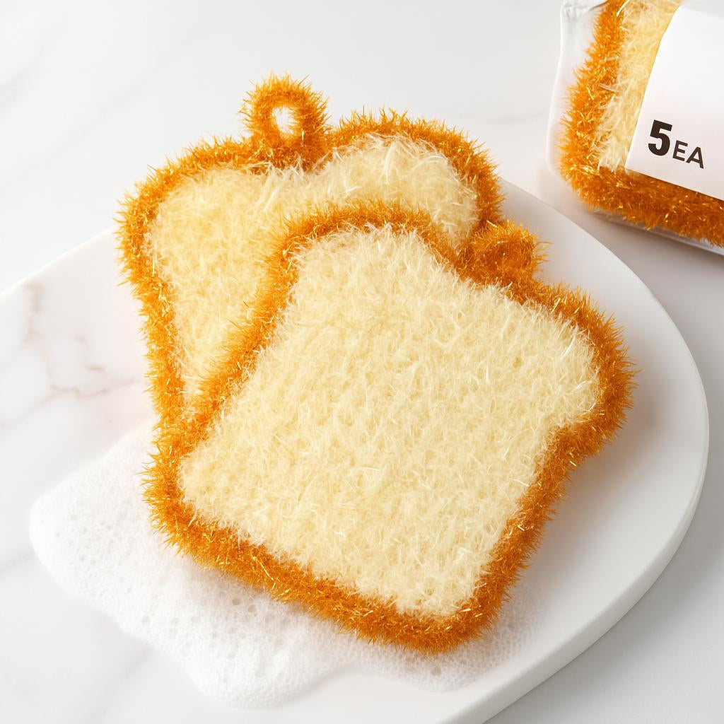 Eco-Friendly Bread-Shaped Dish Towel - Cute & Reusable
