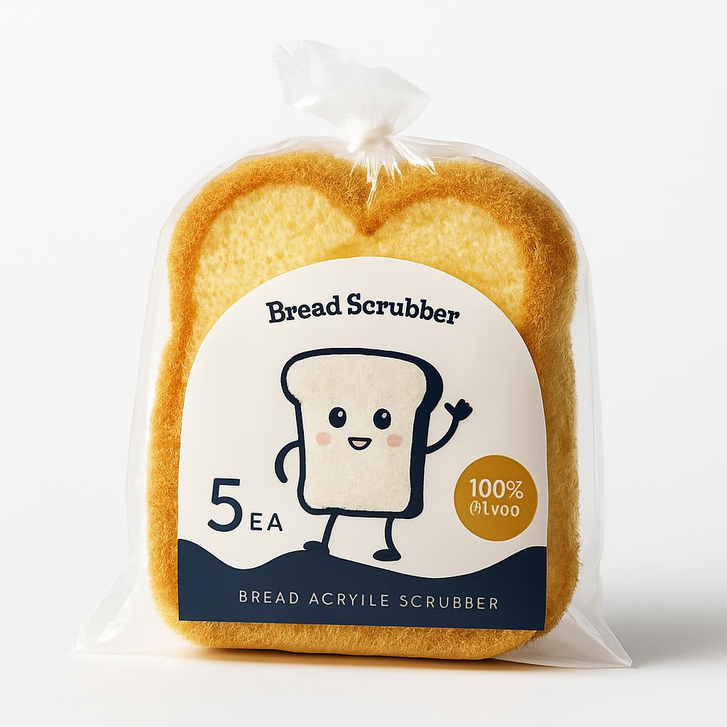 Eco-Friendly Bread-Shaped Dish Towel - Cute & Reusable