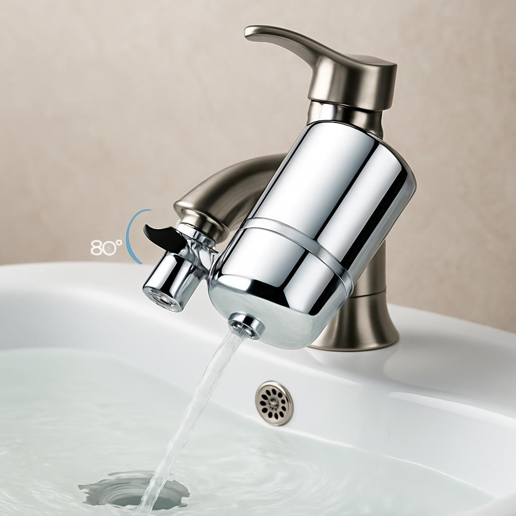 Water-Saving Faucet Attachment in Stainless Steel