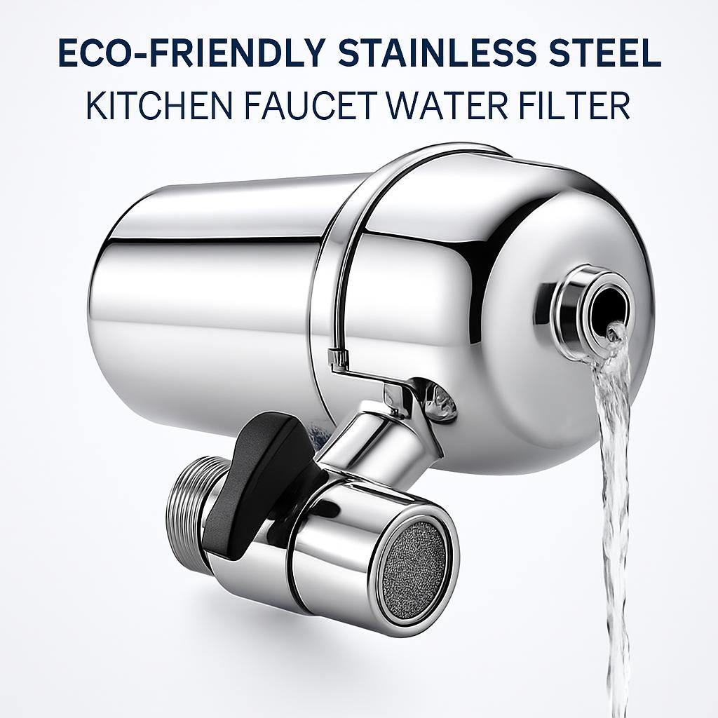 Eco-Friendly Stainless Steel Kitchen Faucet Water Filter