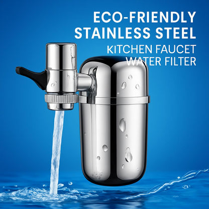 Eco-Friendly Stainless Steel Kitchen Faucet Water Filter