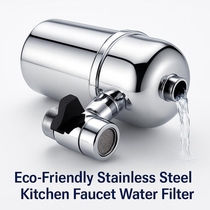 Eco-Friendly Stainless Steel Kitchen Faucet Water Filter