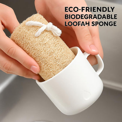 Eco-Friendly Biodegradable Loofah Sponge Dish Cloth