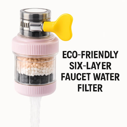 Eco-Friendly Six-Layer Faucet Water Filter