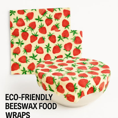 Eco-Friendly Beeswax Food Wraps - Reusable, Biodegradable, Zero-Waste
