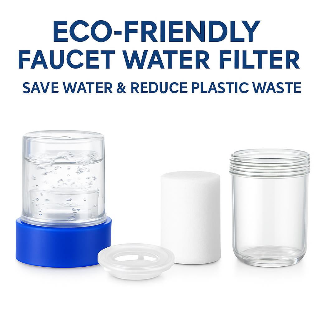 Eco-Friendly Faucet Water Filter - Save Water & Reduce Plastic Waste