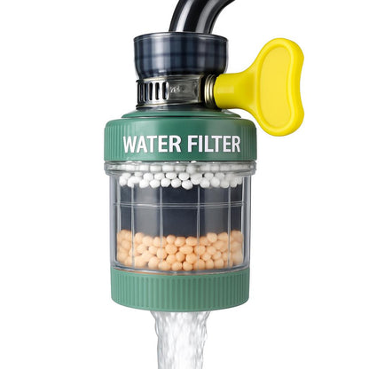 Silver Faucet Water Filter with Eco-Friendly Design